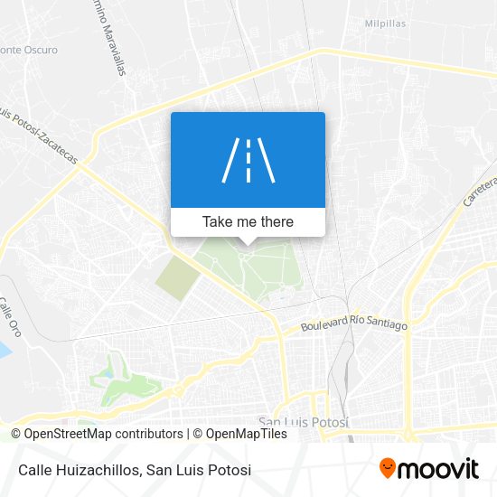 Calle Huizachillos map