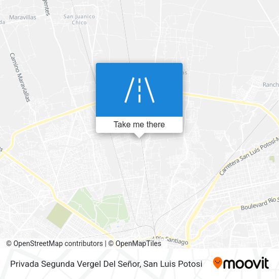 Privada Segunda Vergel Del Señor map
