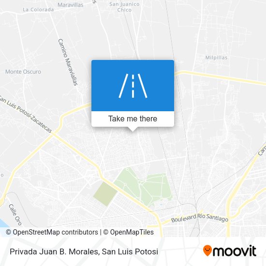Privada Juan B. Morales map