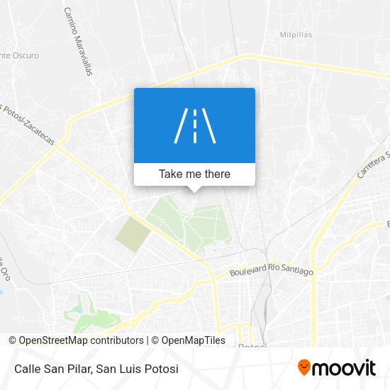 Calle San Pilar map