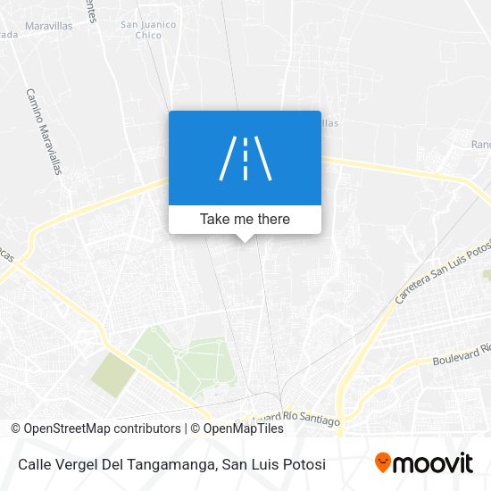Mapa de Calle Vergel Del Tangamanga