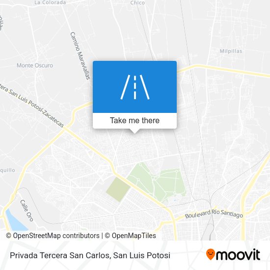 Mapa de Privada Tercera San Carlos