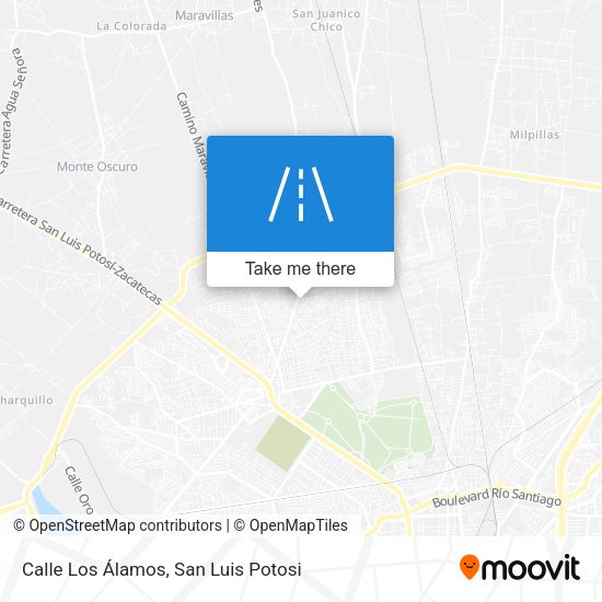 Mapa de Calle Los Álamos