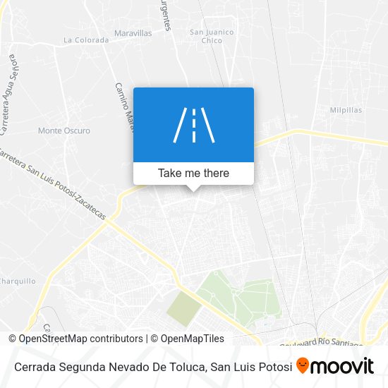 Cerrada Segunda Nevado De Toluca map