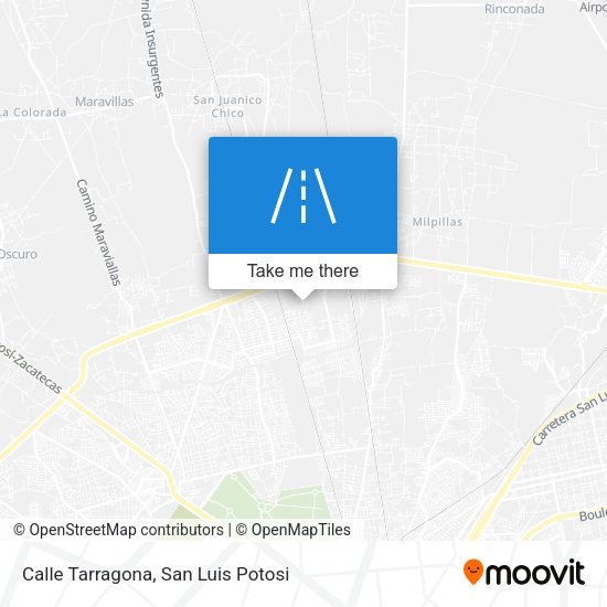 Calle Tarragona map