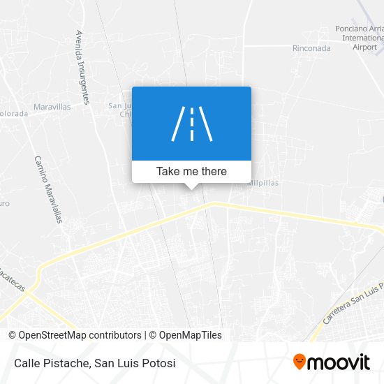 Calle Pistache map