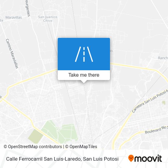 Calle Ferrocarril San Luis-Laredo map