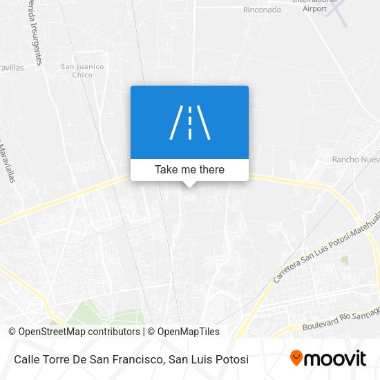 Calle Torre De San Francisco map