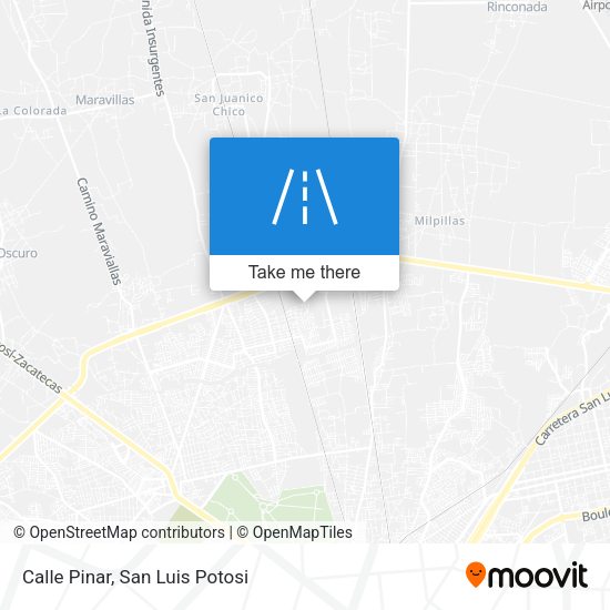 Mapa de Calle Pinar