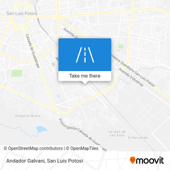 Andador Galvani map