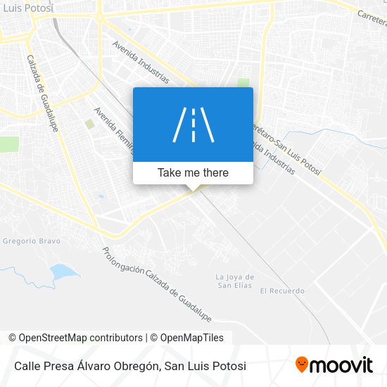 Mapa de Calle Presa Álvaro Obregón