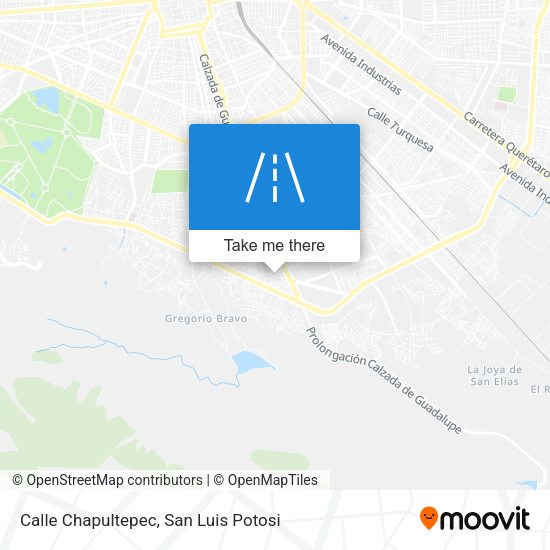 Calle Chapultepec map