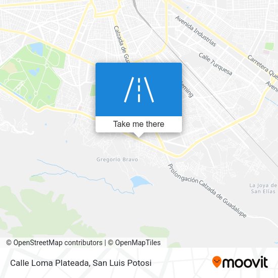 Mapa de Calle Loma Plateada