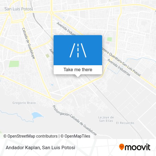 Andador Kaplan map