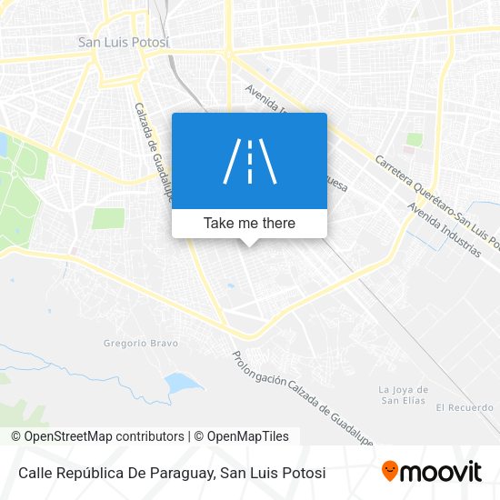 Mapa de Calle República De Paraguay