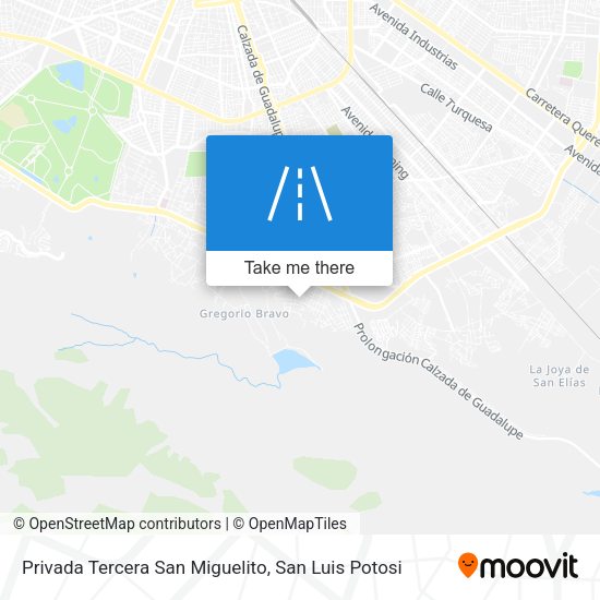 Privada Tercera San Miguelito map
