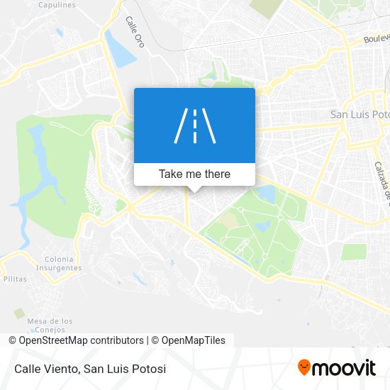 Mapa de Calle Viento
