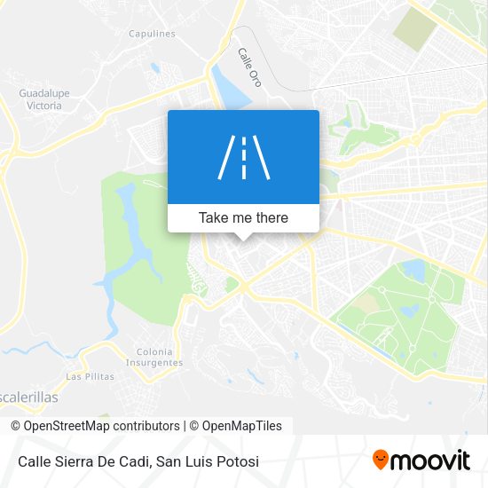 Mapa de Calle Sierra De Cadi