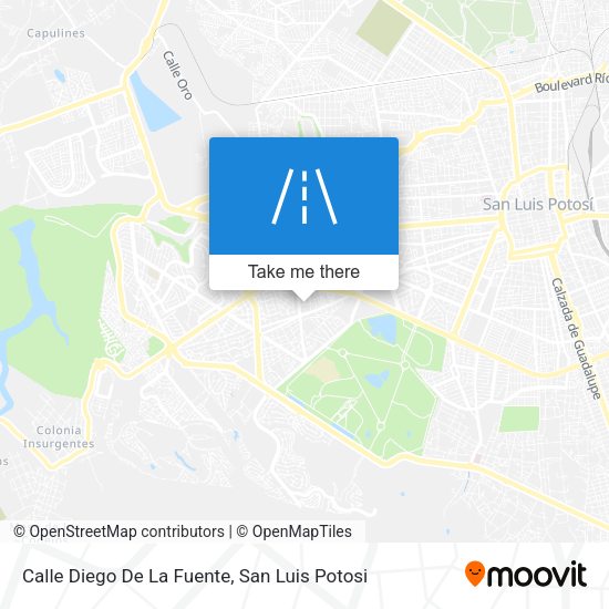 Calle Diego De La Fuente map