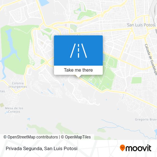 Mapa de Privada Segunda