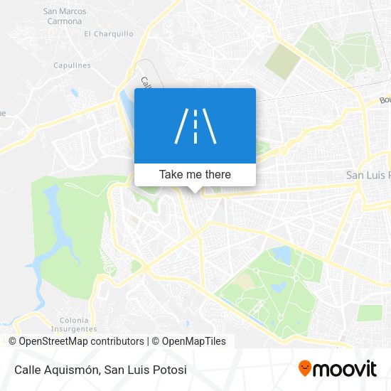 Mapa de Calle Aquismón