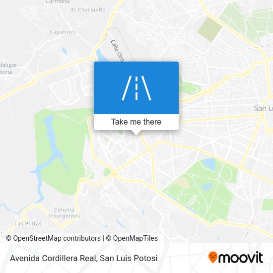 Avenida Cordillera Real map