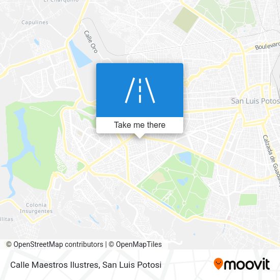 Calle Maestros Ilustres map