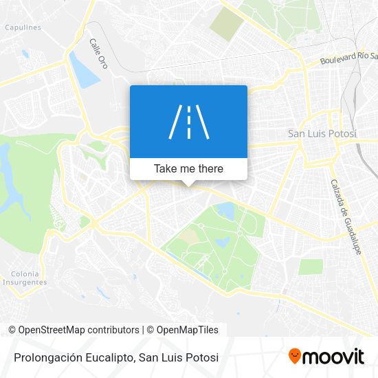 Prolongación Eucalipto map