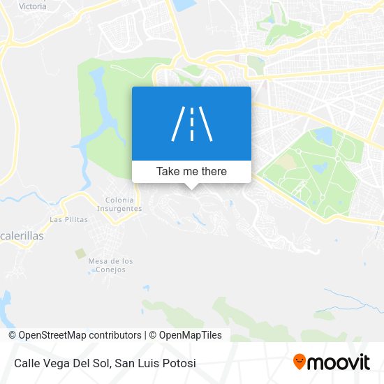 Calle Vega Del Sol map