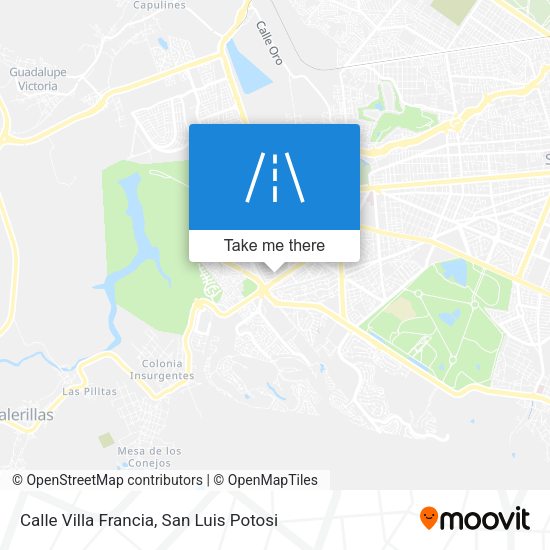 Mapa de Calle Villa Francia