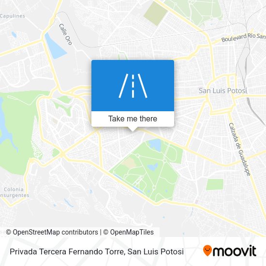 Privada Tercera Fernando Torre map