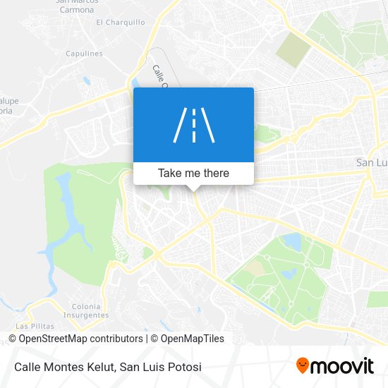 Calle Montes Kelut map