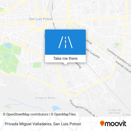 Privada Miguel Valladares map