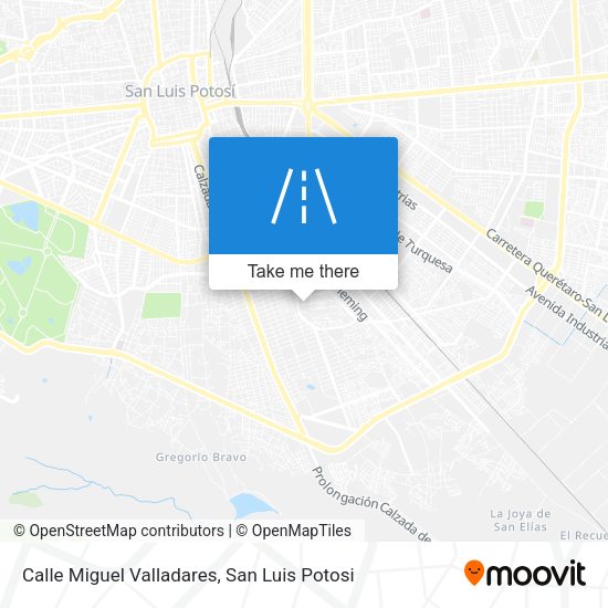 Calle Miguel Valladares map