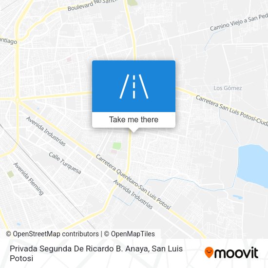 Privada Segunda De Ricardo B. Anaya map