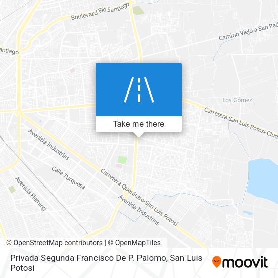 Privada Segunda Francisco De P. Palomo map
