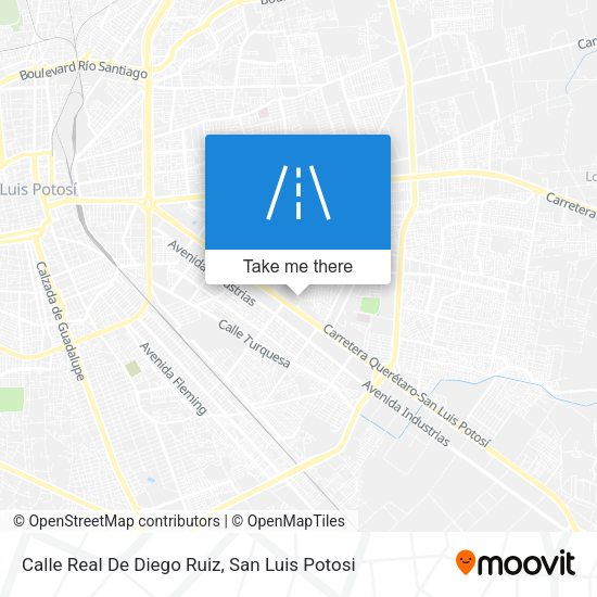 Calle Real De Diego Ruiz map