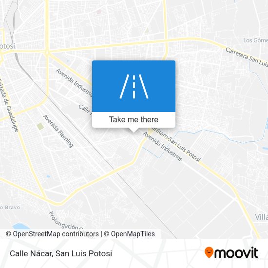 Calle Nácar map