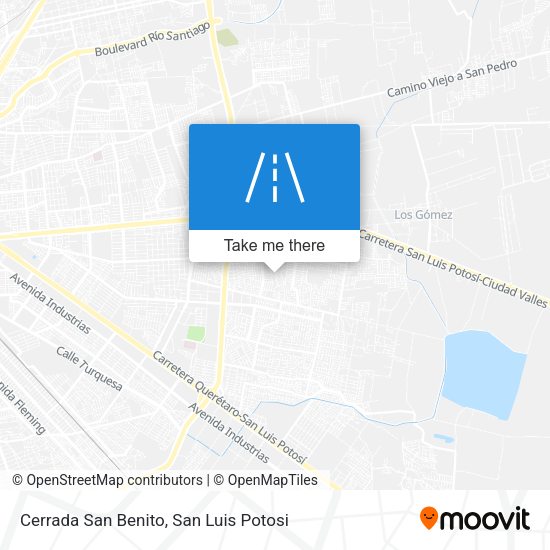 Cerrada San Benito map