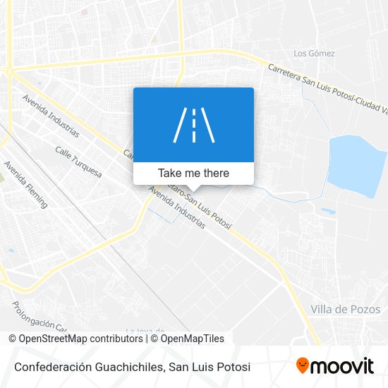 Confederación Guachichiles map