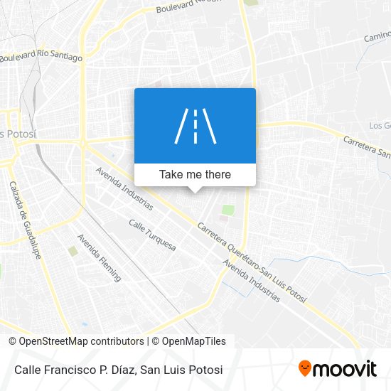 Calle Francisco P. Díaz map