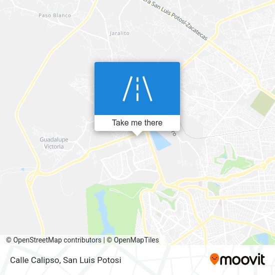 Calle Calipso map