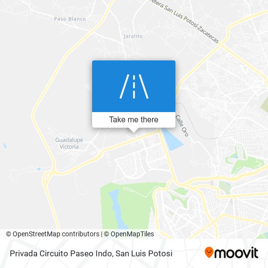 Mapa de Privada Circuito Paseo Indo