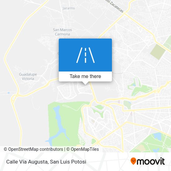 Calle Vía Augusta map