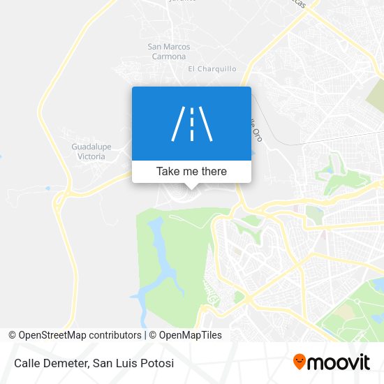 Calle Demeter map