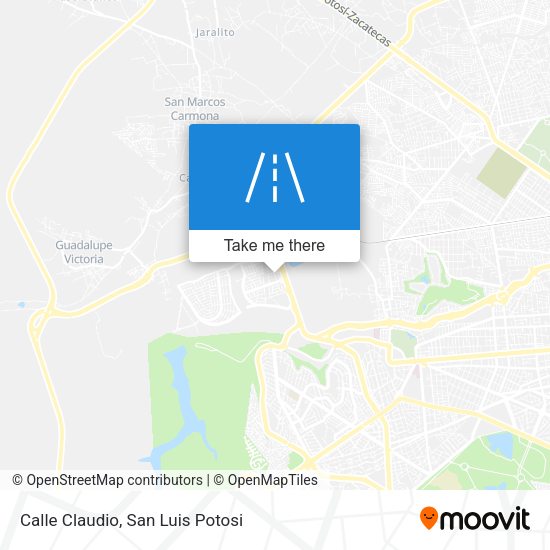Calle Claudio map