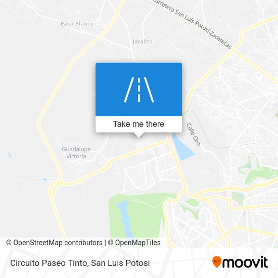 Mapa de Circuito Paseo Tinto