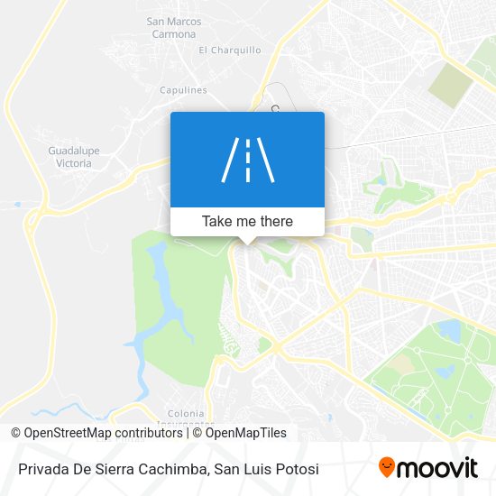 Privada De Sierra Cachimba map