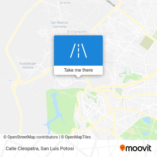 Calle Cleopatra map