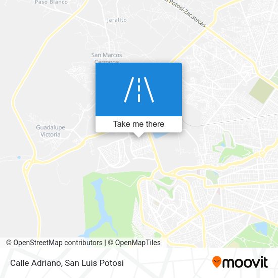 Calle Adriano map